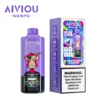 150k Vape Waspe Aiviou 150000 6 in 1 - Blueberry Ice & Strawberry Kiwi & Cherry Strawberry Ice (2)