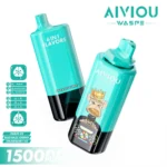 150k Vape Waspe Aiviou 150000 6 in 1 - Grape Ice & Blue Razz Cherry & Strawberry Ice