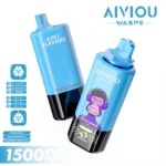 150k Vape Waspe Aiviou 150000 6 in 1 - Mixed Berries & Black Dragon Ice & Strawberry Cherry Cola