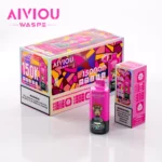 150k Vape Waspe Aiviou 150000 6 in 1 - Fraise Pastèque Bubblegum & Sour Mango Ice & Fraise Raisin Ice (3)