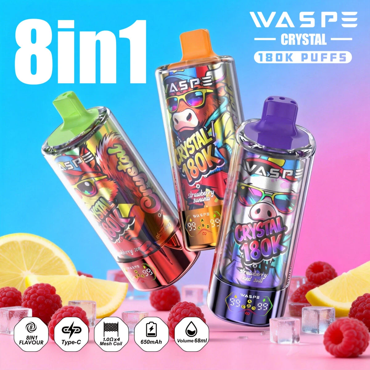 180k Vape Waspe Crystal 180K 8 in 1 (5)