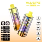 180k Vape Waspe Crystal 180K 8 in 1 - BLUE RAZZLEMONADE & CHERRY LEMON & BLUEBERRY ICE & WATERMELON PEACH (2)