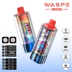 180k Vape Waspe Crystal 180K 8 in 1 - BLUEBERRY ICE & CHERRY COLA & STRAWBERRY VANILLA & LEMON CHERRY (2)