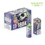 180k Vape Waspe Crystal 180K 8 in 1 - RED BULL ICE & STRAWBERRY ICE&SOUR FCUKING FAB & COLA ICE