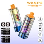 180k Vape Waspe Crystal 180K 8 in 1 - STRAWBERRY RASPBERRY CHERRY&STRAWBERRY WATERMELON & KIWI WATERMELON & LEMON LIME (3)