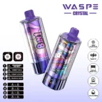 180k Vape Waspe Crystal 180K 8 in 1 - STRAWBERRY RED BULL & CHERRY COLA& CHERRY LEMON & TROPICAL FRUIT (3)