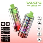 180k Waspe Crystal 180K 8 in 1 - WATERMELON ICE & LEMON LIME & SOUR MANGO ICE & KIWI MELON ICE (2)