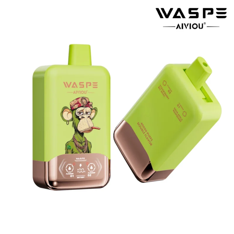 40k Vape Waspe Aiviou 40000 - Sour Apple Raspberry & Strawberry Big Bang (3) 40k ベイプ ワスプ アイビオウ 40000 - サワーアップル ラズベリー&ストロベリー ビッグバン (3)