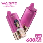 60k Vape Waspe Aiviou 60000 - Cherry Cola Ice & Strawberry Cola & Cola Ice (2)