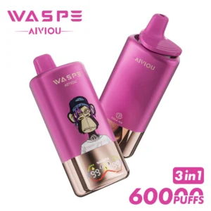 60k Vape Waspe Aiviou 60000 - Cherry Cola Ice & Strawberry Cola & Cola Ice (2)