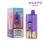 60k Vape Waspe Aiviou 60000 - Grape Ice & Strawberry Candy & Strawberry Raspberry Cherry (3)