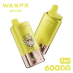 60k Vape Waspe Aiviou 60000 - Pfirsich Eis & Ananas Mango Pfirsich & Cranberry Zitrone (3)