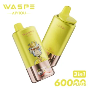 60k Vape Waspe Aiviou 60000 - Pfirsich Eis & Ananas Mango Pfirsich & Cranberry Zitrone (3)