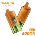 60k Vape Waspe Aiviou 60000 - Red Bull Ice & Strawberry Mango & Strawberry Watermelon Bubblegum (2)