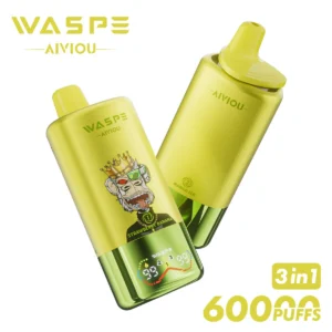60k Vape Waspe Aiviou 60000 - Erdbeere Banane & Ananas Kokosnuss Eis & Mango Eis (3)
