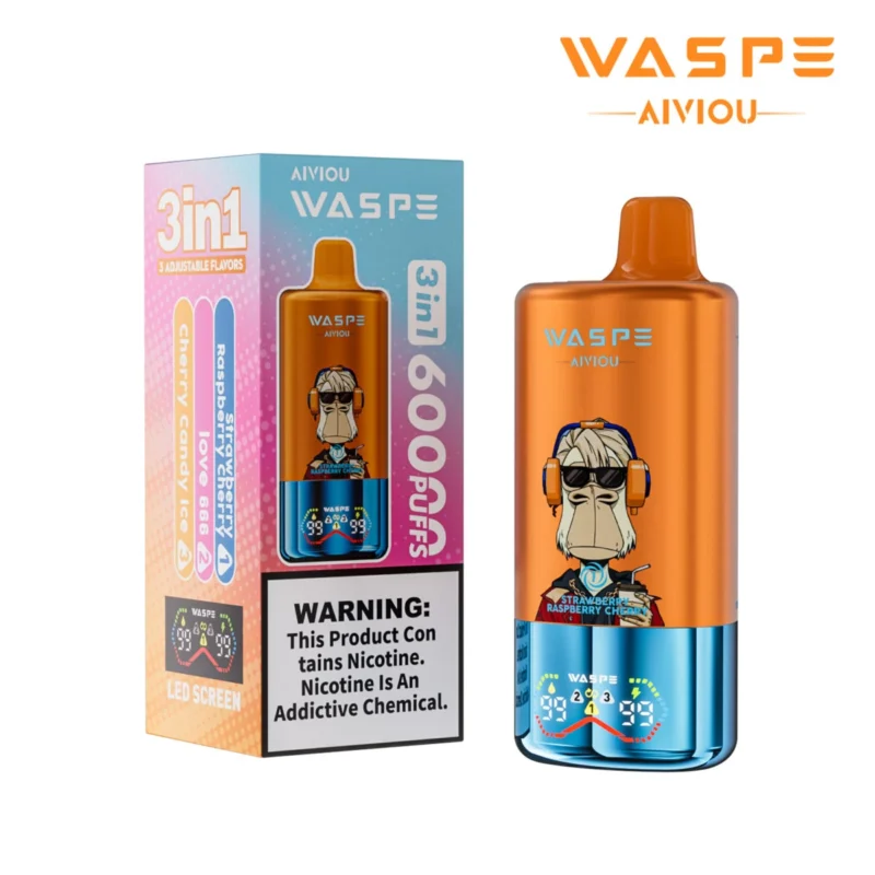 60k Vape Waspe Aiviou 60000 - Aardbei Framboos Kers & Liefde 666 & Kers Candy Ice (2)