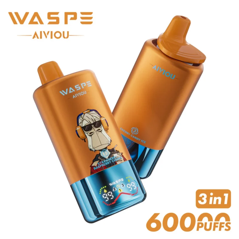 60k Vape Waspe Aiviou 60000 - Aardbei Framboos Kers & Liefde 666 & Kers Candy Ice (3)