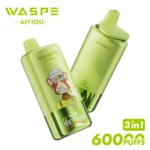 60k Vape Waspe Aiviou 60000 - Wassermelone Eis & Erdbeere Kiwi & Zitrone Limette (3)