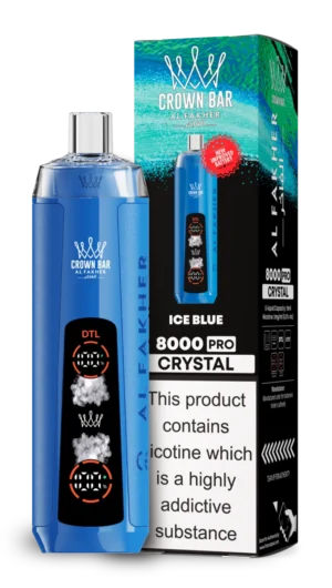 AL Fakher 8000 Crystal - BLEU GLACÉ