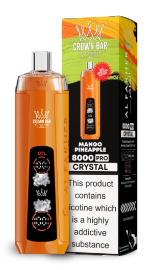 AL Fakher 8000 Cristal - MANGO PINEAPPLE