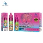 Fumot Tornado 30k Musik - Blau Razz Ice (2)