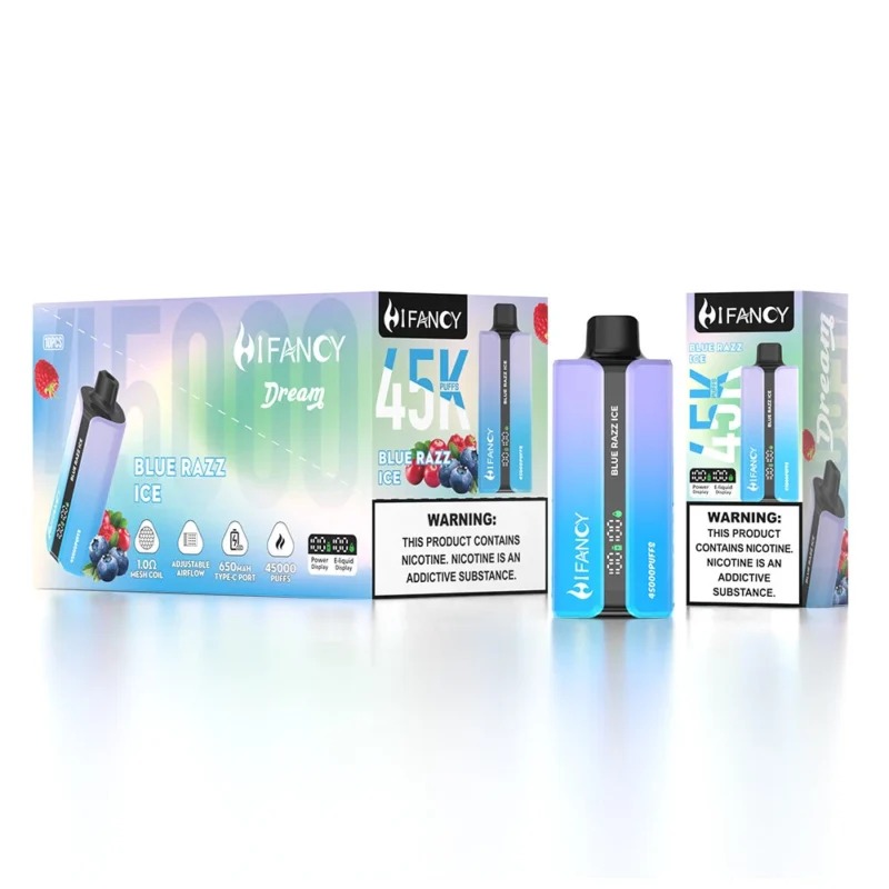 Hifancy Dream 45000 45K Puffs - Blue Razz Ice