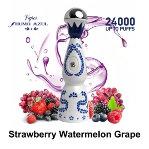 Humo AZUL 24000 Puffs Vape - Strawberry watermelon grape