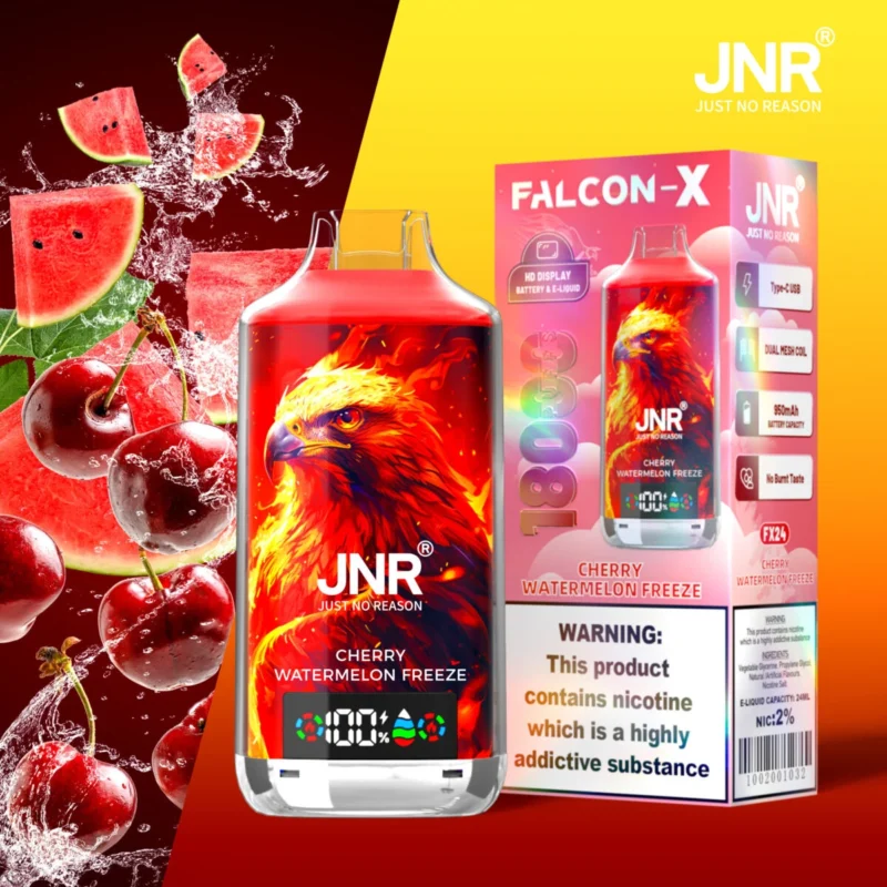 JNR Falcon X 18000 - Sandía cereza congelada