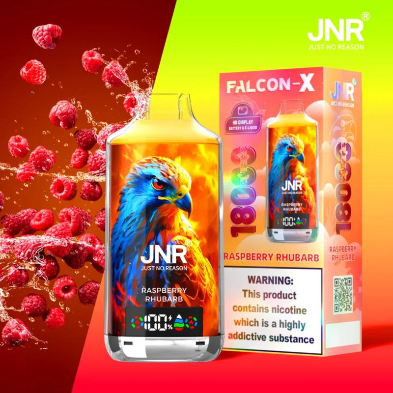 JNR Falcon X 18000 – Himbeere-Rhabarber
