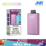 JNR Mega box 25000 - SVART CURRANT COTTON CANDY