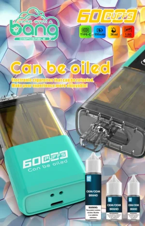 パフ 60K バング 60000 リフィル ベイプ - ブルーベリーアイス & ブルーベリーラズベリー