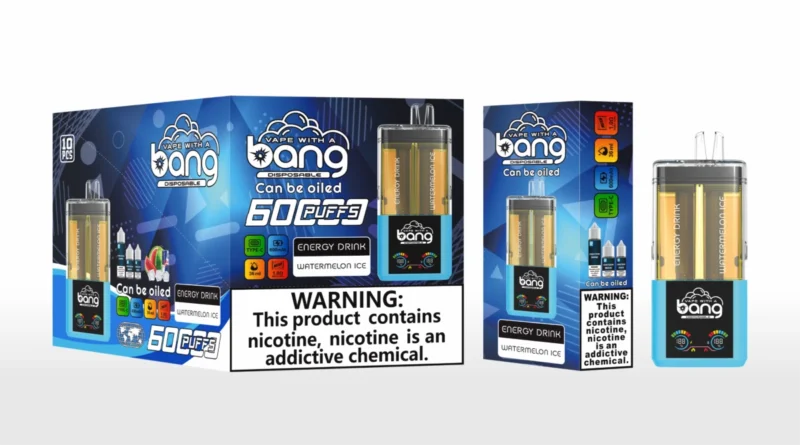 Puff 60k Bang 60000 Vape Recargable - Bebida Energética y Sandía Helada (2)