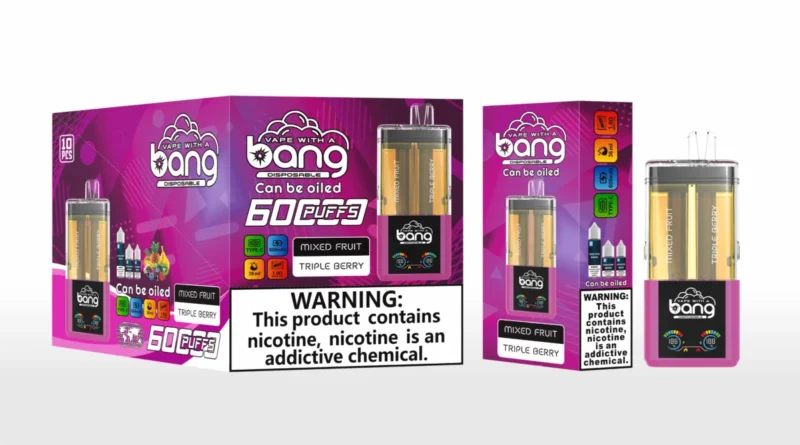 Puff 60k Bang 60000 Vape Recargable - Fruta Mixta y Triple Baya (2)