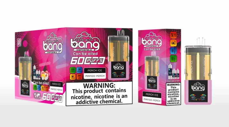 Puff 60k Bang 60000 Navulbare Vape - Perzik Ijs & Mango Perzik (2)