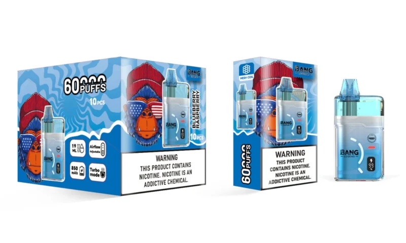 Puff 60k Bang Legend Geek 60000 - Lampone Mirtillo (2)