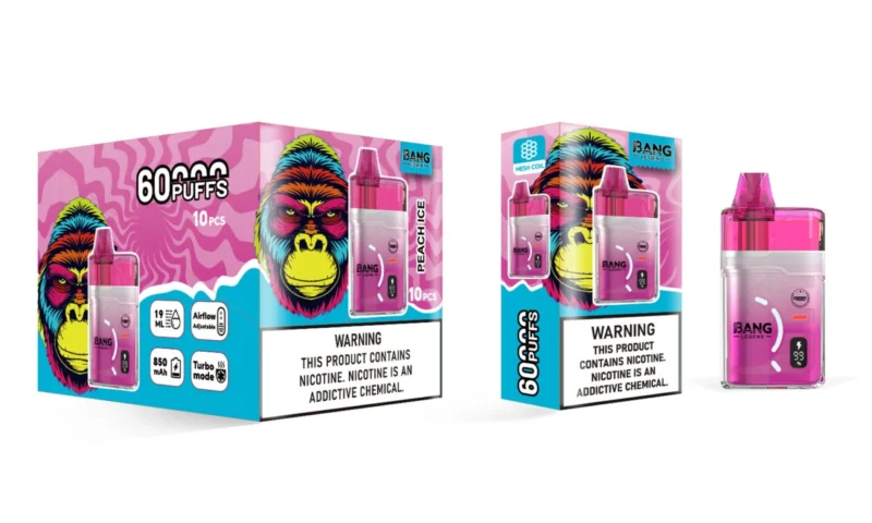 Puff 60k Bang Legend Geek 60000 - Ghiaccio alla pesca