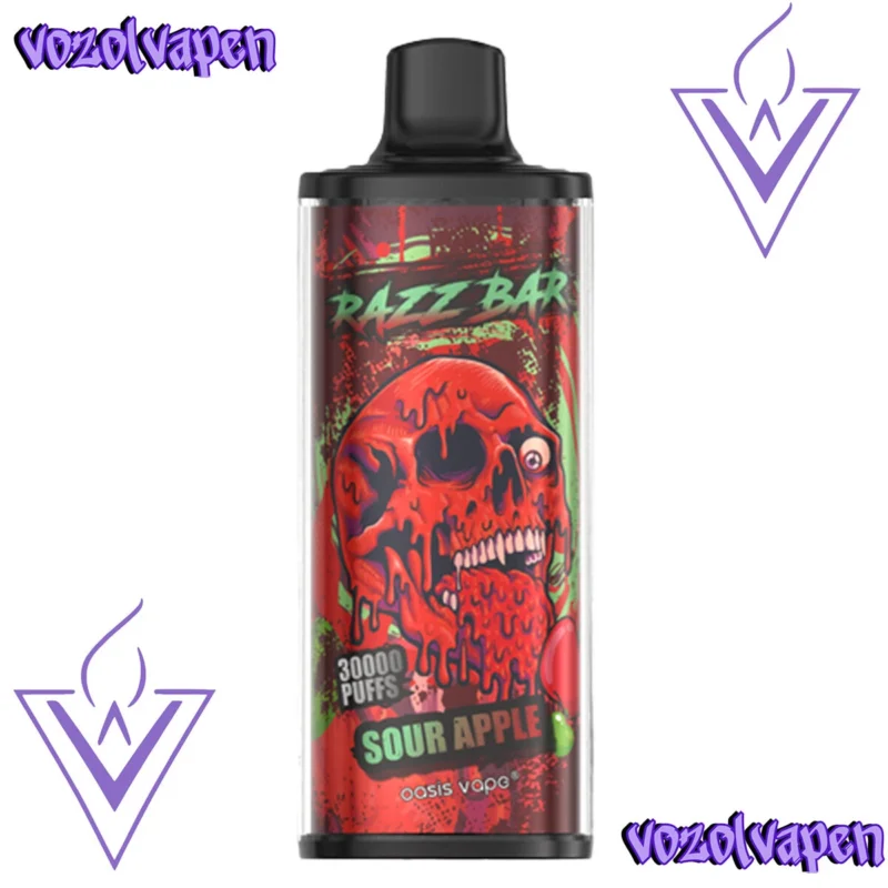 Razz Bar 30000 30k puffów - Kwaśne jabłko