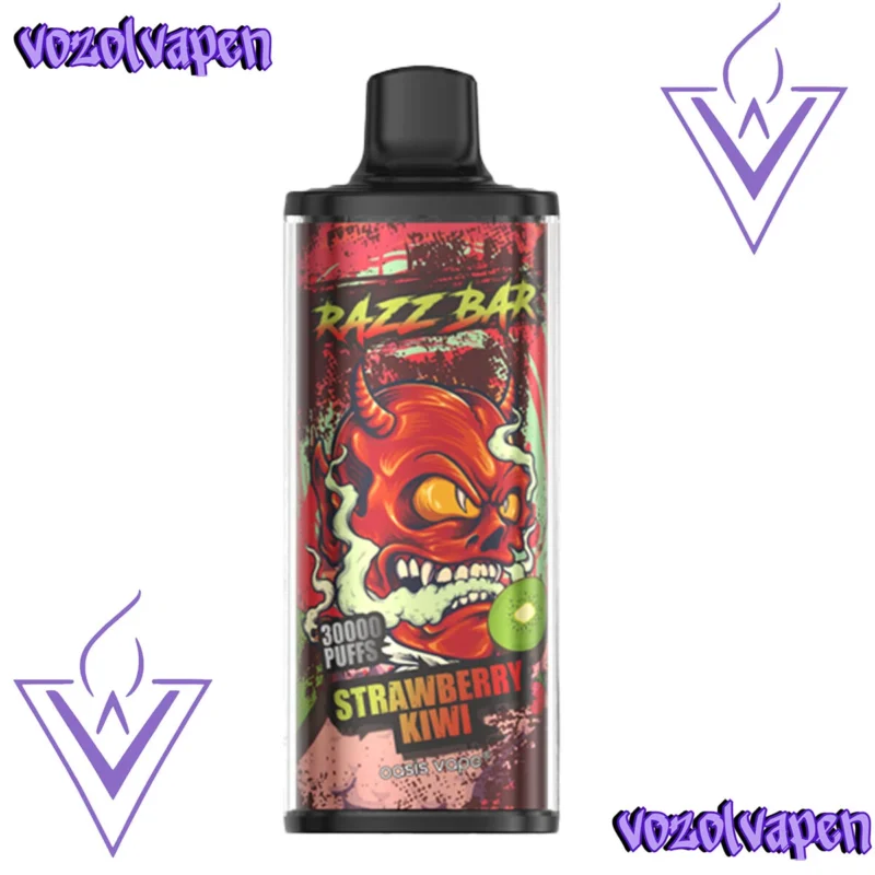 Razz Bar 30000 30k puffs - Strawberry kiwi ラズバー 30000 30kパフ - ストロベリー・キウイ