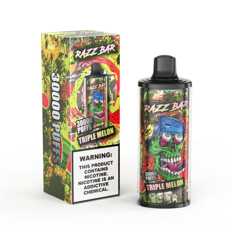 Razz Bar 30000 30k Puffs - Dreifache Melone