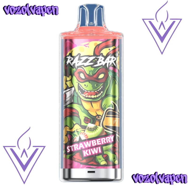 Razz Bar 60000 60k puffs - Strawberry kiwi Razz Bar 60000 60k Züge – Erdbeer-Kiwi