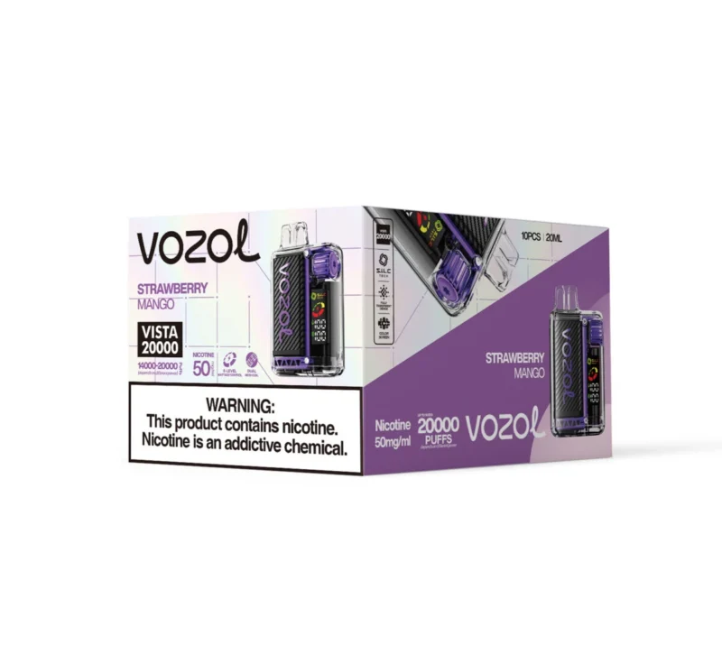 VOZOL Vista 20000 Bignè - Fragola Mango Confezione Media