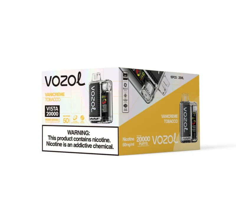 VOZOL Vista 20000 boccate - Pacchetto medio di tabacco Vanicreme