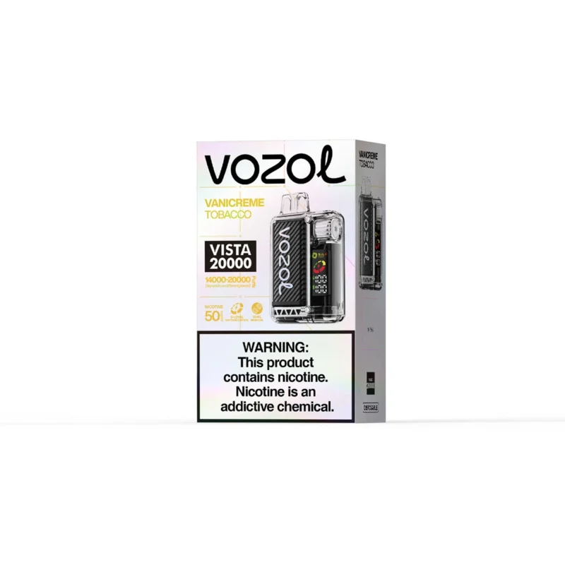 VOZOL Vista 20000 boccate - Tabacco Vanicreme Pacchetto Piccolo