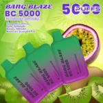 puff 5k Bang Blaze BC5000 E Cigarette Vape - Kiwi Passion Fruit Guava
