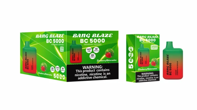 puff 5k Bang Blaze BC5000 sigaretta elettronica Vape - Fragola anguria (2)