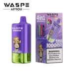 waspe 100k - Uva ghiacciata + Fragola Kiwi + Fragola Lampone ciliegia + Black Knight (2)