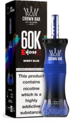 Al Fakher Crown Bar E Schlauch X 60000 60k Puffs Einweg Vape Shisha Hookah EU Großhandel - BERRY BLUE