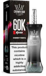 Al Fakher Crown Bar E Schlauch X 60000 60k Puffs Einweg Vape Shisha Hookah EU Großhandel - CHERRY FIESTA