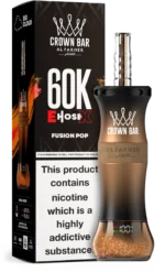 Al Fakher Crown Bar E Schlauch X 60000 60k Puffs Einweg Vape Shisha Hookah EU Großhandel - FUSION POP