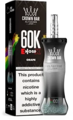 Al Fakher Crown Bar E Schlauch X 60000 60k Puffs Einweg Vape Shisha Hookah EU Großhandel - GRAPE